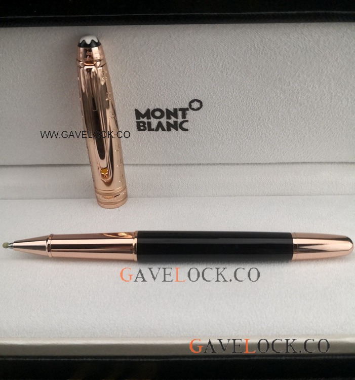Rose Gold Le Petit Prince Black Rollerball Pen
